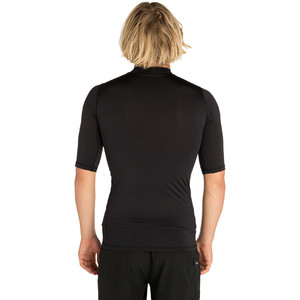2020 Rip Curl Mens Corpo Short Sleeve UV Tee Rash Vest BLACK WLE4KM